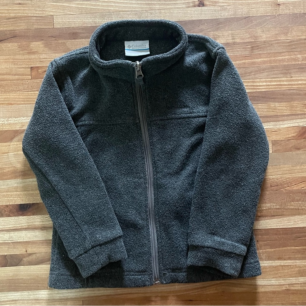 Columbia Fleece, Charcoal Gray, 4T